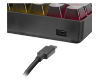 SpeedLink ATMOS RGB Gaming Keyboard, brown switches, black - US layout - 1354865 - zdjęcie 4
